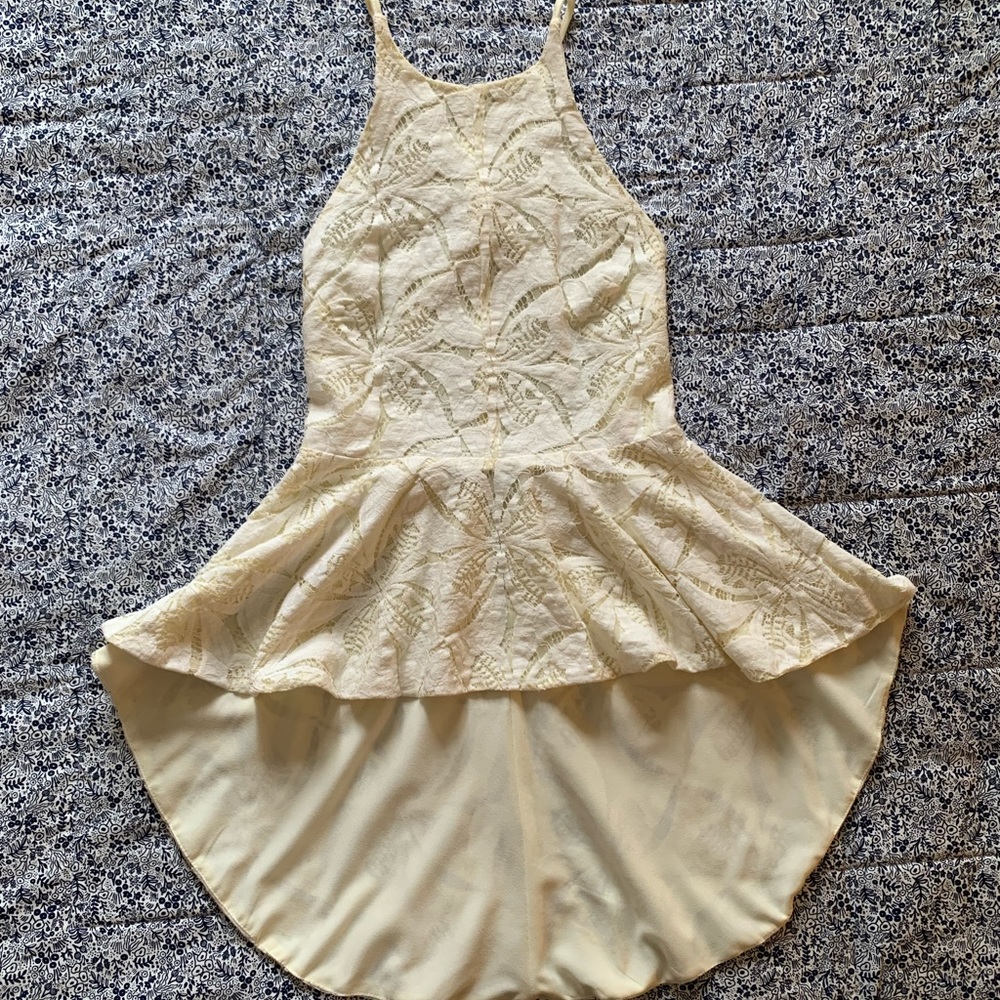 lace peplum top